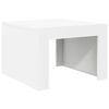 vidaXL Soffbord vit 50x50x35 cm konstruerat tr&auml;