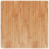 vidaXL Fyrkantig bordsskiva ljusbrun 90x90x2,5cm behandlad massiv ek