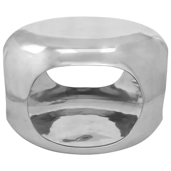 vidaXL Soffbord aluminium 50x50x30 cm silver