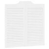 vidaXL Sv&auml;ngd&ouml;rrar Vit 80 x 40 cm Massiv furu