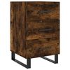 vidaXL S&auml;ngbord r&ouml;kf&auml;rgad ek 40x40x66 cm konstruerat tr&auml;
