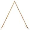 vidaXL Br&ouml;llopsb&aring;ge Ljusbrun 202 x 95 x 254 cm Massiv furu