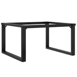 vidaXL Bordsben f&ouml;r soffbord O-ram 80x70x43 cm st&aring;l
