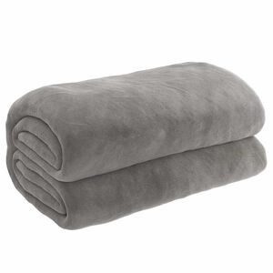 vidaXL Tyngdt&auml;cke med p&aring;slakan gr&aring; 150x200 cm 11 kg tyg