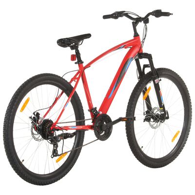 vidaXL Mountainbike 21 växlar 29-tums däck 48 cm ram röd