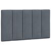 vidaXL Bed Frame without Mattress "Hanko" Dark Grey 80x200 cm Velvet