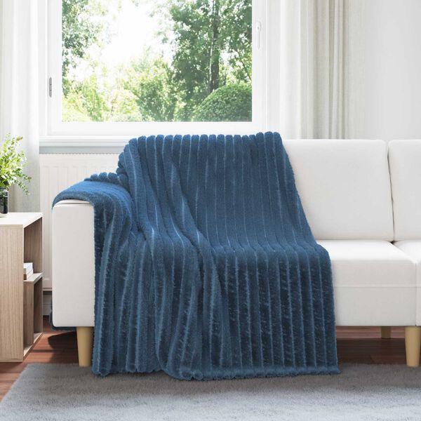 vidaXL Filtar 6 pcs M&ouml;rkbl&aring; 200 x 150 cm Fleece