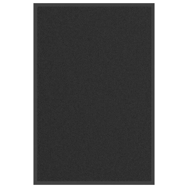 vidaXL D&ouml;rrmatta svart 60x90 cm