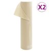 vidaXL Fiberduk 2 rullar 70 g/m&sup2; 50x1,6 m