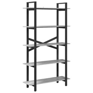 vidaXL Hyllsystem 5 niv&aring;er 100 x 33,5 x 178 cm Konstruerat tr&auml;
