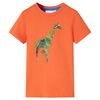 Kjol f&ouml;r barn stark orange 140