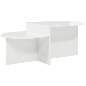 vidaXL Kaffeebord Vit h&ouml;gglans 100 x 50 x 40 cm Konstruerat tr&auml;