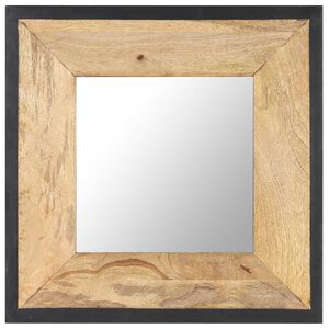 vidaXL Spegel 50x50 massivt mangotr&auml;
