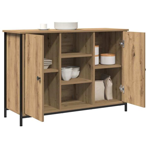 vidaXL Sideboard Artisan Ek 100 x 35 x 70 cm