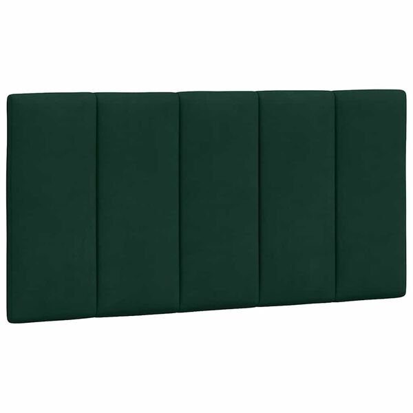 vidaXL Headboard Cushion "Hanko" Dark Green 100 cm Velvet