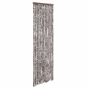 vidaXL Insektsdraperi brun och vit 56x185 cm chenille
