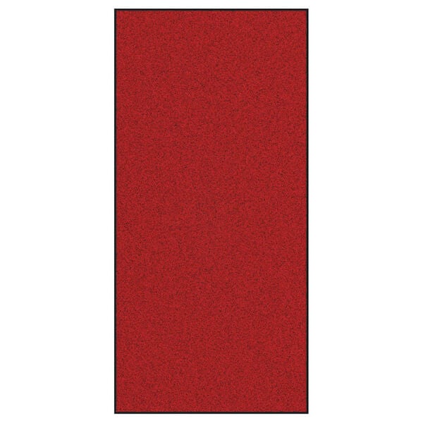 vidaXL D&ouml;rrmatta R&ouml;d och Svart 120 x 250 cm Polypropylen och vinyl