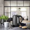 Princess Vattenkokare Black Steel 1,7L 2200W svart