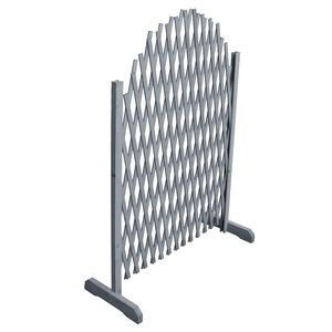 vidaXL Spalj&eacute;staket massivt grantr&auml; 1,8x1 gr&aring;