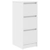 vidaXL Sk&auml;nk vit 29,5x34x76 cm konstruerat tr&auml;