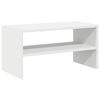 vidaXL Skohylla stapelbar vit 60x30x30,5 cm