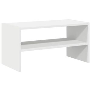 vidaXL Skohylla stapelbar vit 60x30x30,5 cm