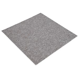vidaXL Mattan platta Brun 50 x 50 cm 4 st PP och Bitumen