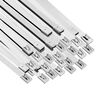 vidaXL Kabelbindare 250 st 7,9 x 450 mm Silver