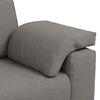 vidaXL Soffa 3 pcs Taupe 219 x 80 x 82 cm Linnenblandad tyg