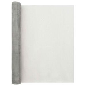 vidaXL N&auml;tduk 60 x 1000 cm 20 Mesh Rostfritt st&aring;l 201 Silver