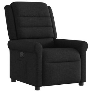 vidaXL Reclinerf&aring;t&ouml;lj svart tyg