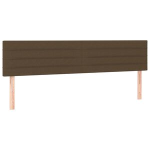vidaXL S&auml;nggavlar m&ouml;rkbrun 180x5x78/88 cm tyg