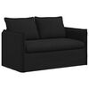 vidaXL Soffa 2 pcs Svart