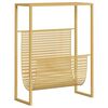 vidaXL Tidningsst&auml;ll guld 35x15x45 cm st&aring;l