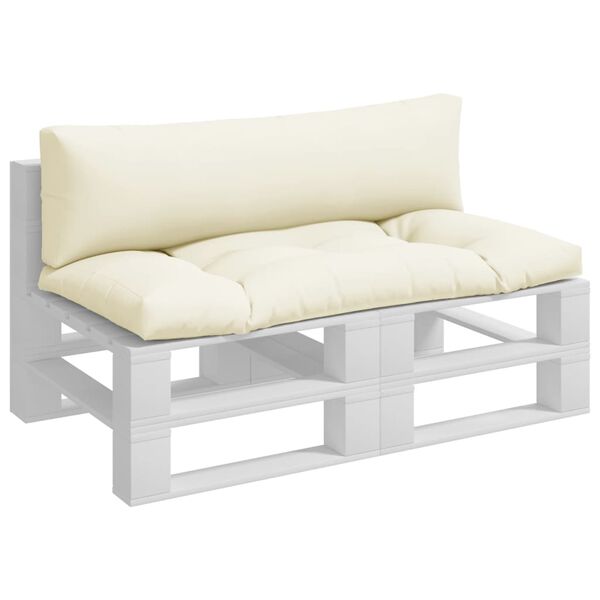 vidaXL Palldynor 2 st sandvit tyg