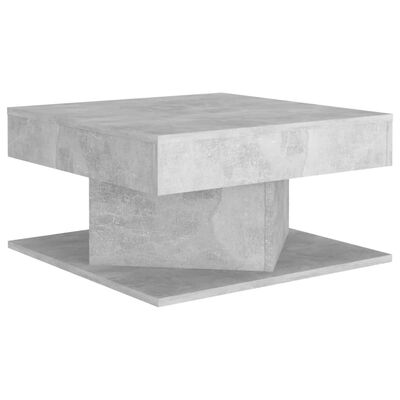 vidaXL Soffbord betonggrå 57x57x30 cm spånskiva