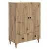 vidaXL Sideboard med l&aring;da Artisan-ek 66 x 34,5 x 95 cm Konstruerat tr&auml;