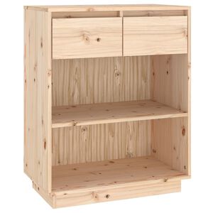 vidaXL Konsolbord 60x34x75 cm massiv furu