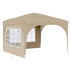 vidaXL Pop-up Partyt&auml;lt 290 x 290 x 245 cm Gr&auml;ddvit