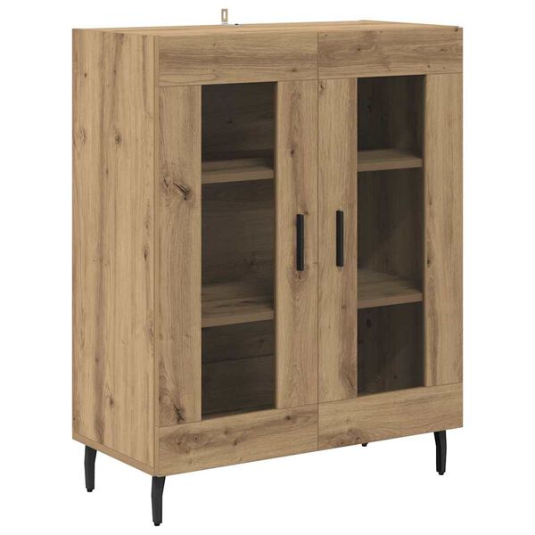 vidaXL Sideboard Artisan Ek 69,5 x 34 x 90 cm Konstruerat tr&auml;