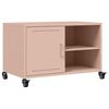 vidaXL Tv-b&auml;nk rosa 68x39x43,5 cm st&aring;l