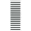 vidaXL Rullgardin zebra m&ouml;rkgr&aring; 75x200 cm tyg bredd 70,9 cm polyester
