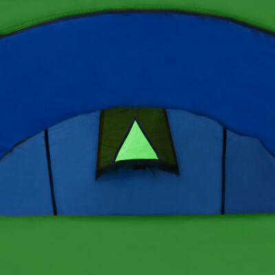 vidaXL Campingtält 4 Personer marinblå/grön