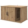 vidaXL Katt hus Artisan-ek 85 x 55 x 50,5 cm Konstruerat tr&auml;