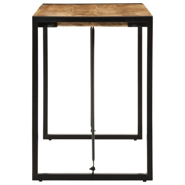 vidaXL Matbord 120x55x76 cm massivt grovt mangoträ