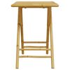vidaXL Hopfällbart trädgårdsbord 55x55x75 cm bambu