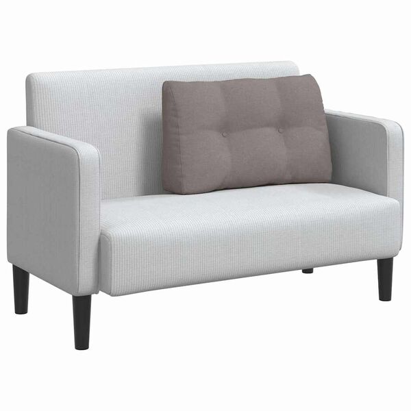 vidaXL Ryggkudde Taupe 80 x 24 x 50 cm tyg