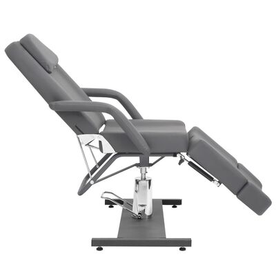 vidaXL Behandlingsstol konstläder grå 180x62x78 cm