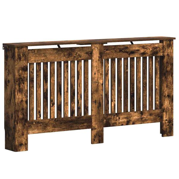 vidaXL Radiatorlock R&ouml;kt ek 152 x 19 x 81,5 cm Konstruerat tr&auml;