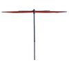 Madison Balkongparasoll Sun Wave 270x150 cm tegelstensröd